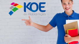 KOE es la forma facil y comoda de aprender Ingles