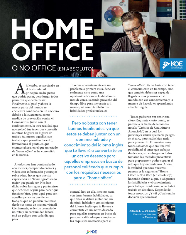 KOENEWSLETTER HOMEOFFICE 2020 V2