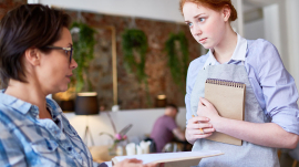 ordenar en un restaurante en ingles